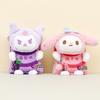 Kuromi Plush Toy Soft Short Plush Cinnamoroll Melody Bag Charm**