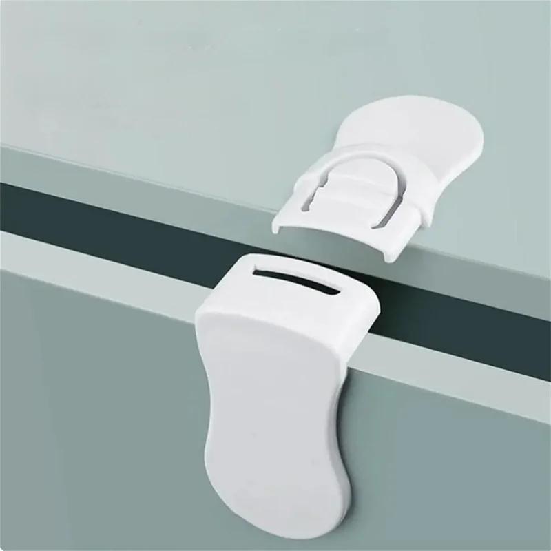 5PCS Baby Safety Multi-function Drawer Lock Security Lock Home Anti-pinch Safety Refrigerator Lock Baby Proofing Tools