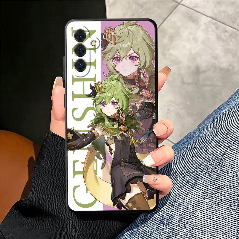 Genshin Impact Anime Soft Phone Case for Samsung A17 A37 A57 A16 A26 A36 A56 A15 A25 A35 A55 A14 A24 A34 A54 A13 A23 A33 A53 A52