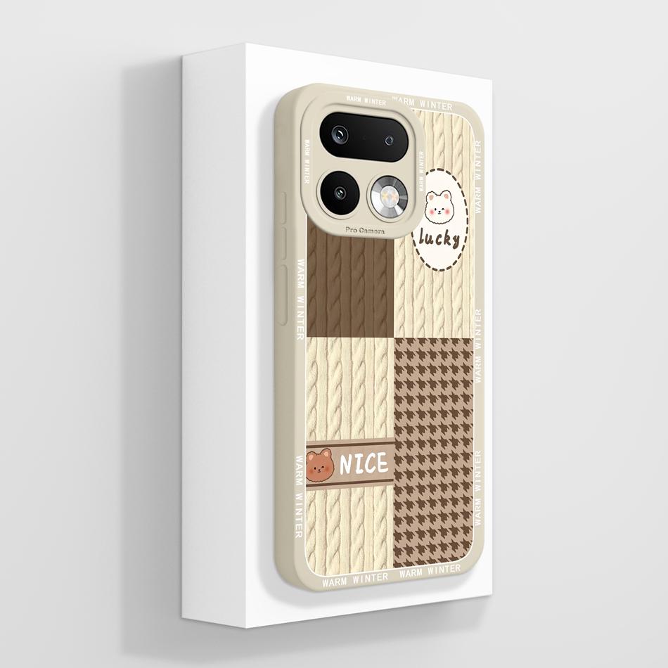 For Realme 16 Pro Plus Case Cute Panda Liquid Silicone Phone Back Cover For Realme16 Pro+ Couple Funda For Realme 16Pro Fundas