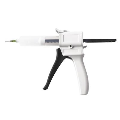 Pistola de pegamento dispensadora de 30 ml, herramienta manual de plástico con mango de un solo tubo para presionar y apretar