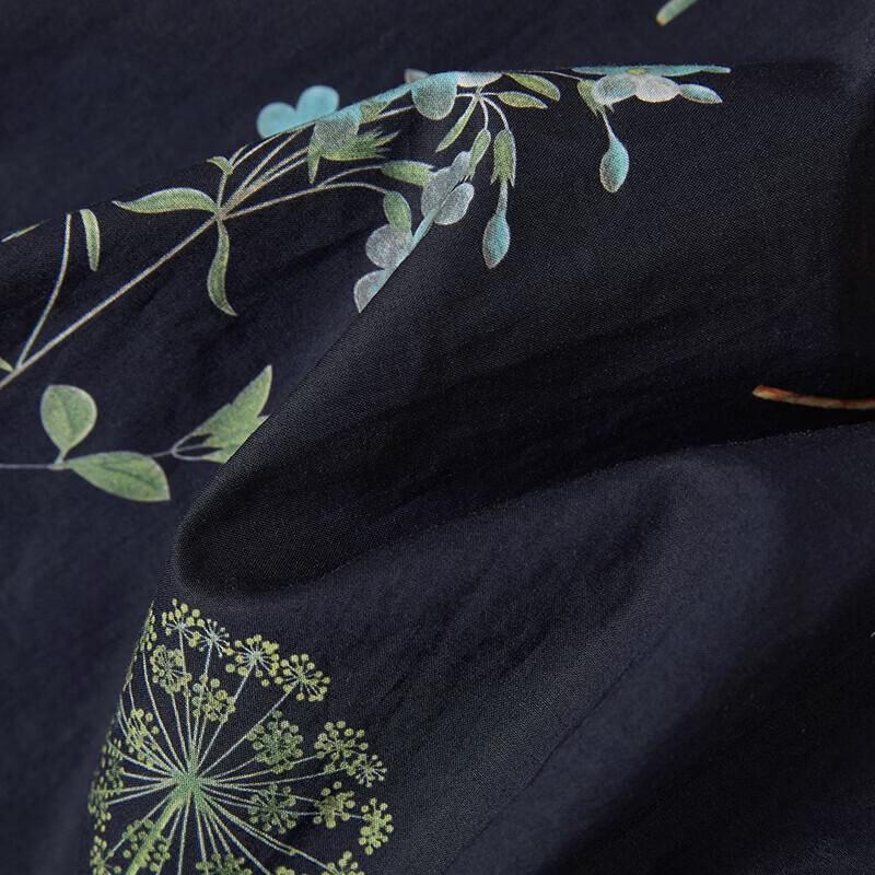 Women's Floral Print High-Waist Drawstring Capri Pants
