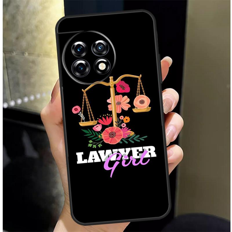 Law Lawyer Judge Justice Cover For OnePlus Nord 3 2 CE 4 Lite N20 N10 N30 OnePlus 8T 10T 13 13R 12 12R 11 10 Pro Case