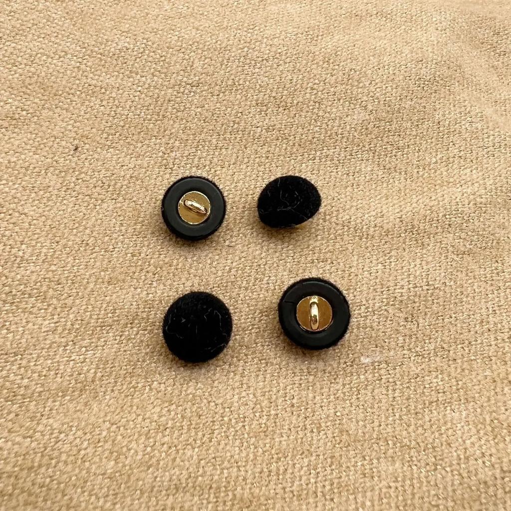 10pcs/lot Beautiful Pile Coating Buttons 10mm Small Mushroom Plastic Shank Button Winter Clothes Sewing Accessories