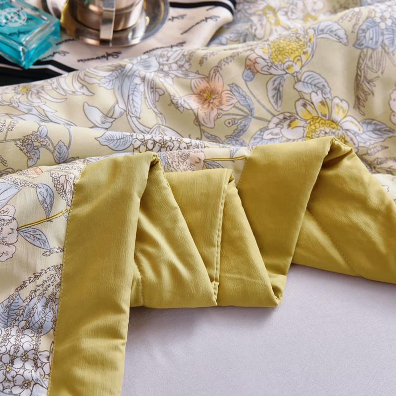 SaintFanny Cotton Linen Summer Quilt