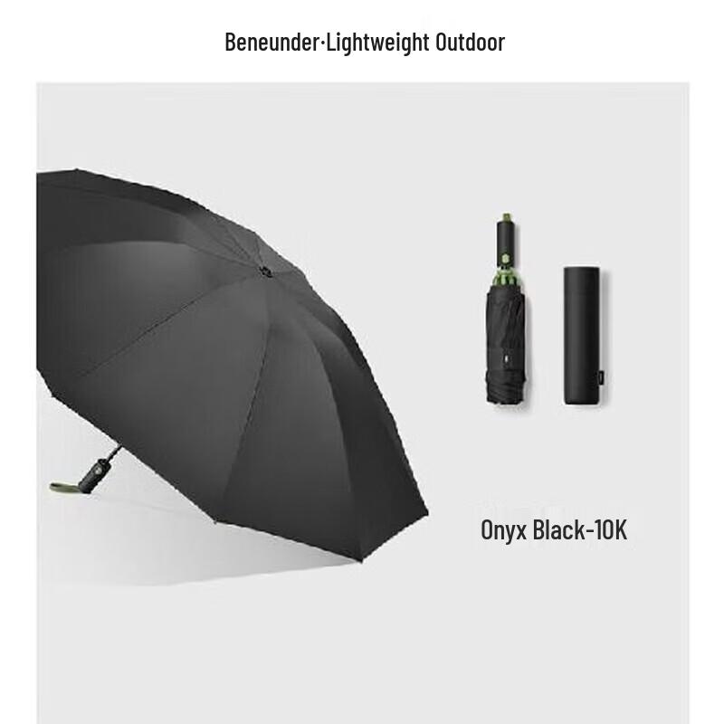 Beneath The Banana 10-Rib Reinforced Automatic Reverse Folding Umbrella