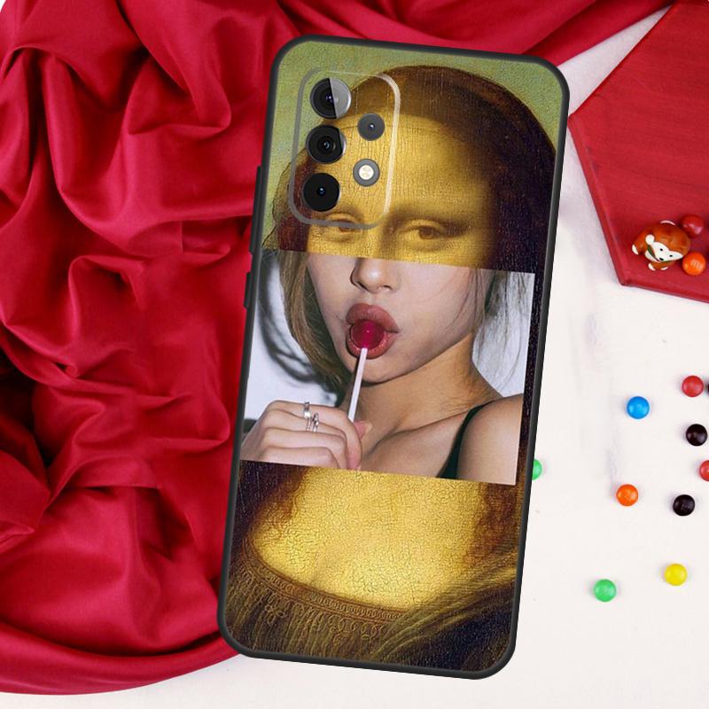 Famous Aesthetic Statue For Samsung Galaxy A56 A36 A26 A16 A05 A06 A22 A32 A52 A54 A34 A14 A55 A15 A53 A33 A35 Case