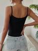 2026 European and American Summer Style Slim Fit Cropped Camisole with Hidden Buckle