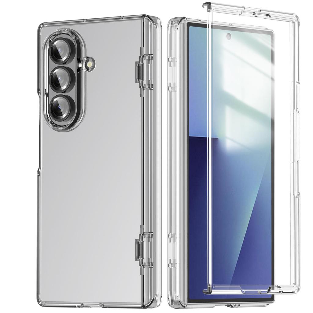 Samsung Z Fold7 Case with Spring Hinge and Frosted Finish