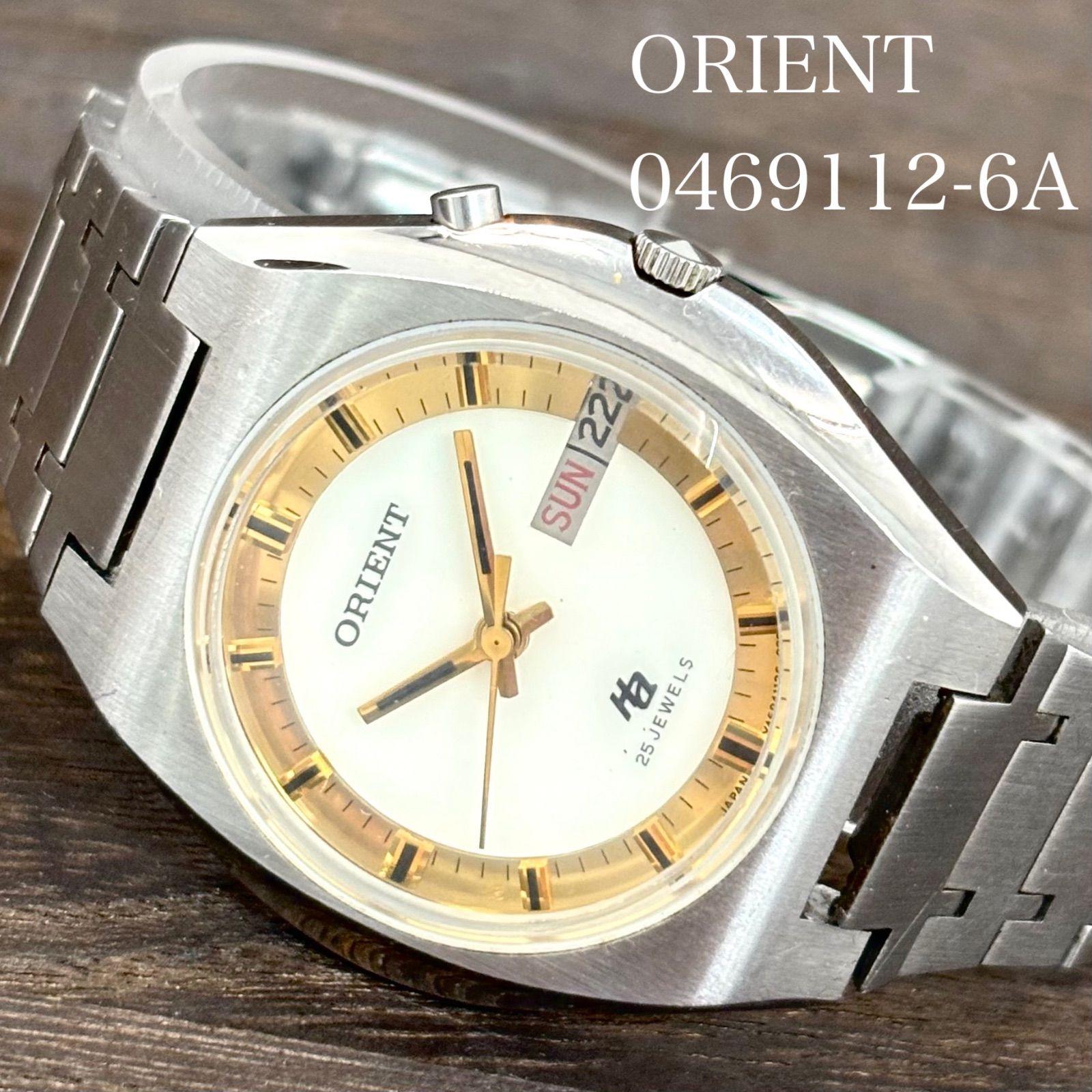 Used [Operation/Genuine bracelet] ORIENT/Orient High Ace/Hiace watch automatic winding/AT Day Date Cal.469 1970s manufactured japan vintage