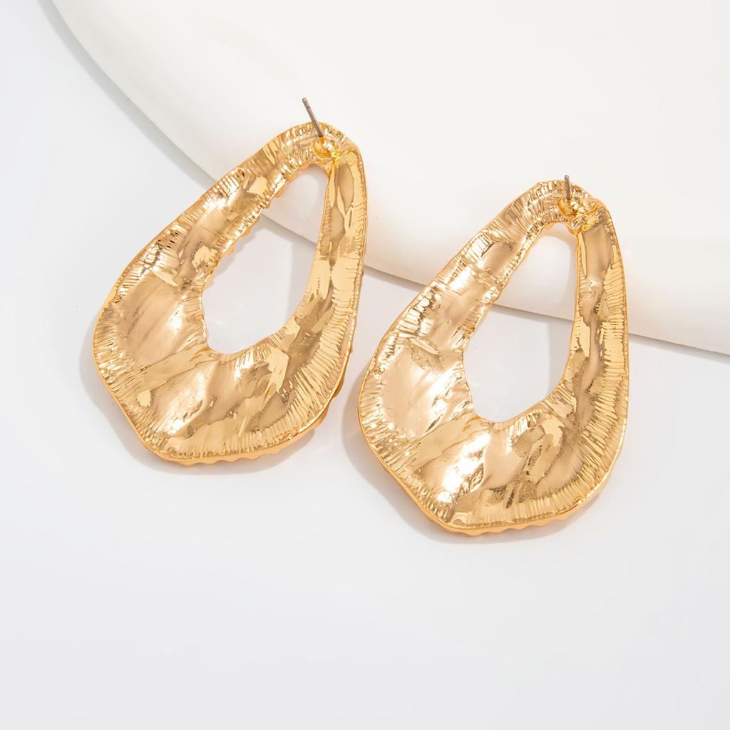 Vintage Sunflower Alloy Earrings Drop for Women Exaggerate Daily Party Banquet Earrings Y2K Jewelry Accessories 2025 New