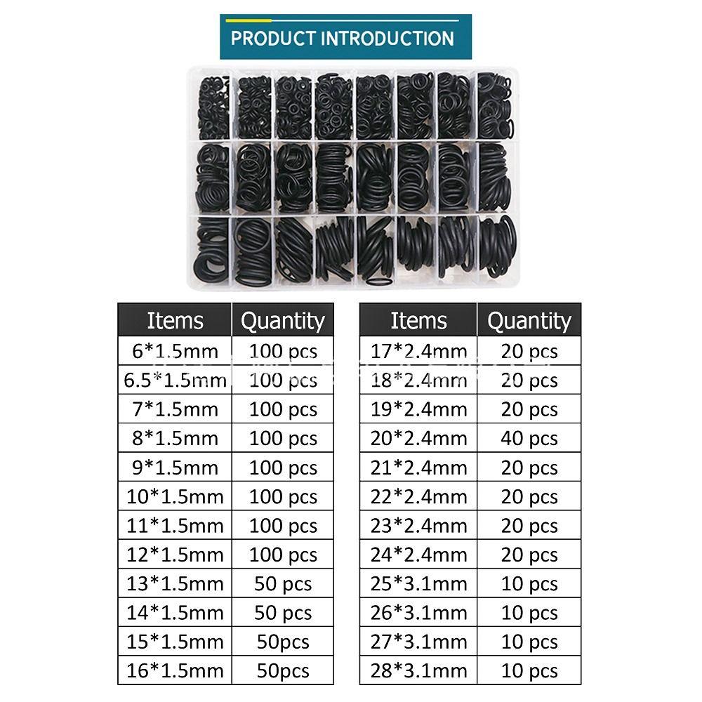 Wide Use Nitrile Rubber With Plactic Box Elastic Band Washer Seals O Ring Sealing Gaskets