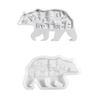 Practical Sturdy Silicone Mould Accessory for Polars Bear Candle Holders Portable for Handmade Gifts and Home Accent