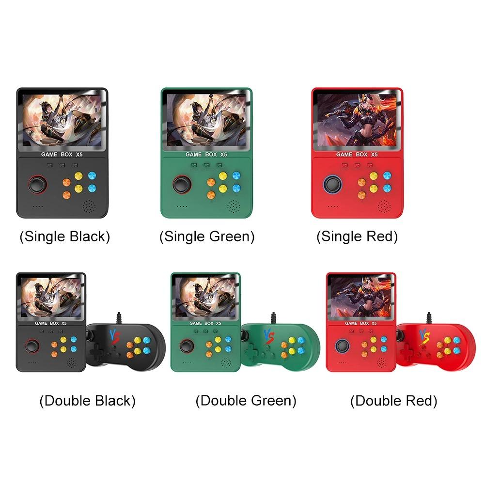 X5 Retro-Handheld-Spielkonsole, X5 Game Power Bank, tragbare Power Bank, 8000 mAh Kapazität, 4 Zoll, Soft Light-Farbbildschirm, über 10000 Spiele