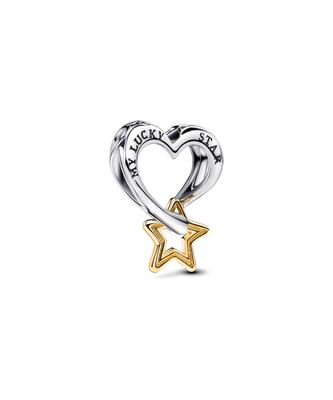 Charme Étoile Porte-Bonheur & Cœur Pandora_763513C00