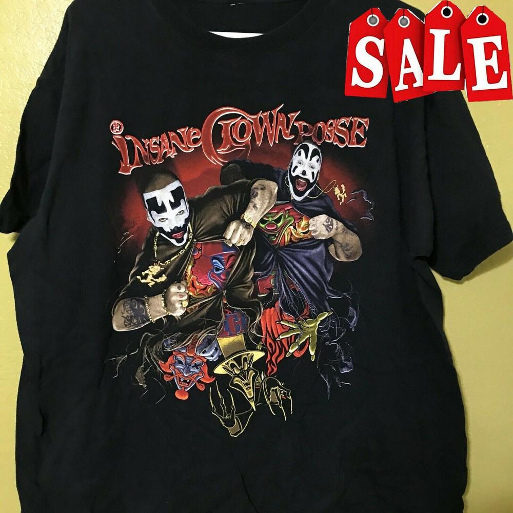 

Vintage Insane Clown Posse ICP Men T-shirt Black Tee All Sizes S to 5XL Te9374 Unisex T-Shirt XXL
