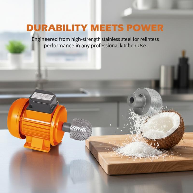 Elektrischer Kokosnussraspler Kopf Ersatz Schwerlast 12/14mm Kokosnussraspler Kopf Rolle Granate Modell Kokosnussraspler Maschine Kopf