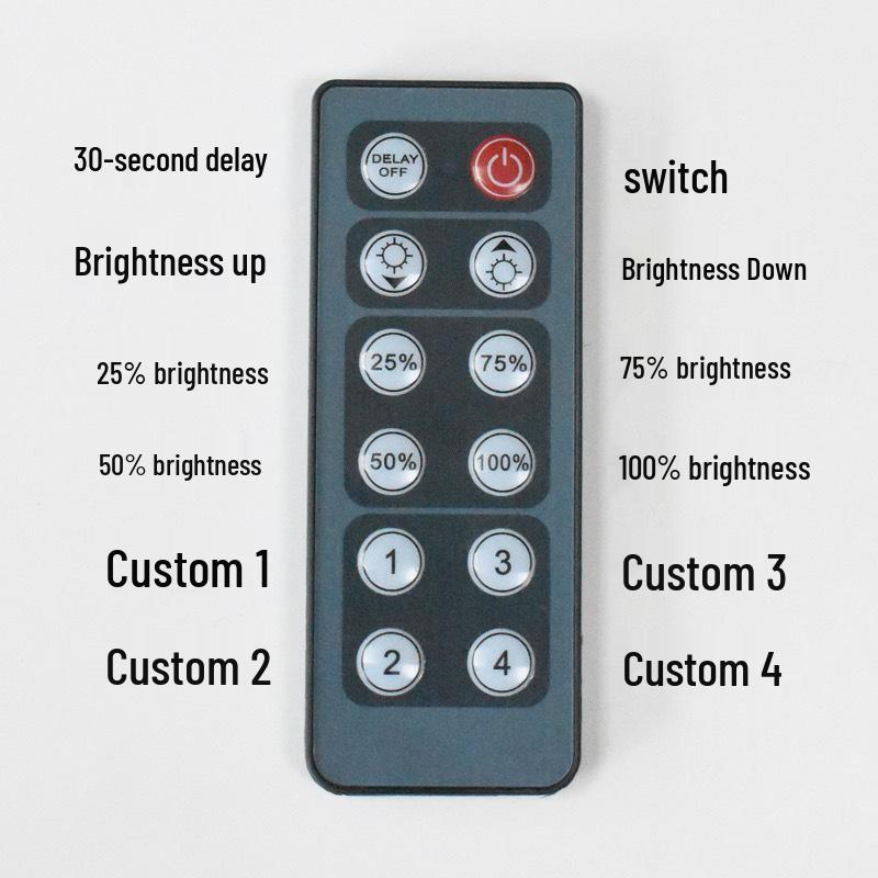 Flicker-Free LED Dimmer Switch: 12V/24V, 30A, Single Color, Knob Control for Low Voltage Light Strips