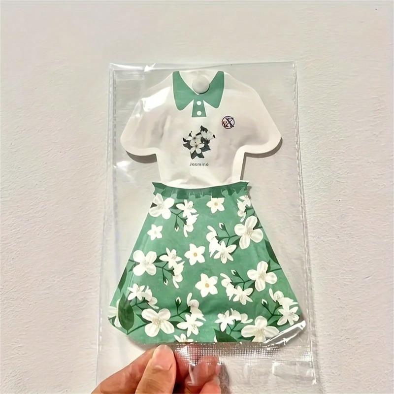 5PCS Hanging Aromatherapy Coating Cabinet Sachet Deodorizing Sachet Paper Bag Princess Skirt Girl Skirt Sachet Wholesale Hook Sachet