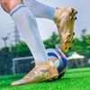 Unisex Football Boots Student Large Size Football Boots Plastic Long Nail AG Artificial Lawn Training Football Shoes