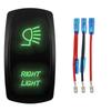 1 Pc Green 12V/24V Rocker Toggle Switch With Jump Wire for Car Boat Truck Marine Yacht Trailer Tractor Jeep YJ JK Vans SXS Battery Switches5