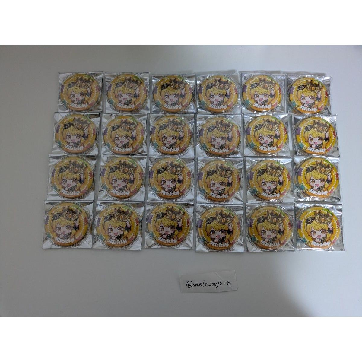 Used AMPTAKxCOLORS Akki Can Badge Set of 24 Bulk Sale