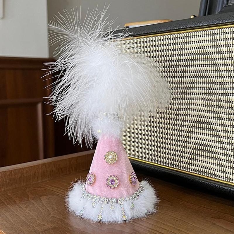 Ethnic Feather Little Lamb Hat Accessories For Kawaii Pp Cotton Baby Lamb Doll Tourist Souvenirs Creative Gift
