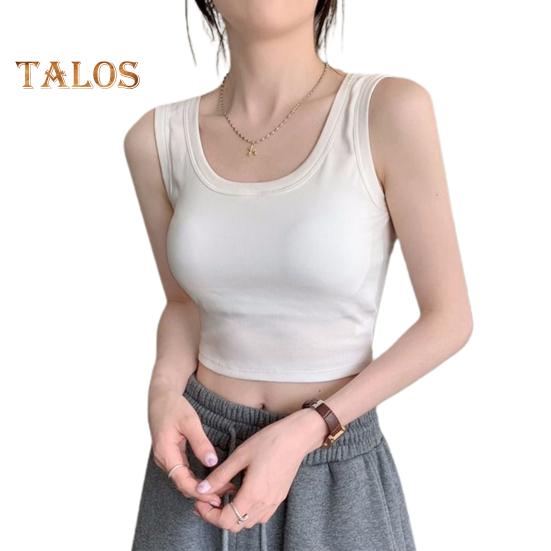 

Женские топы на бретелях с круглым вырезом без рукавов, приталенная майка, сплошной цвет, топы с высокой эластичной подошвой и бретельками белый