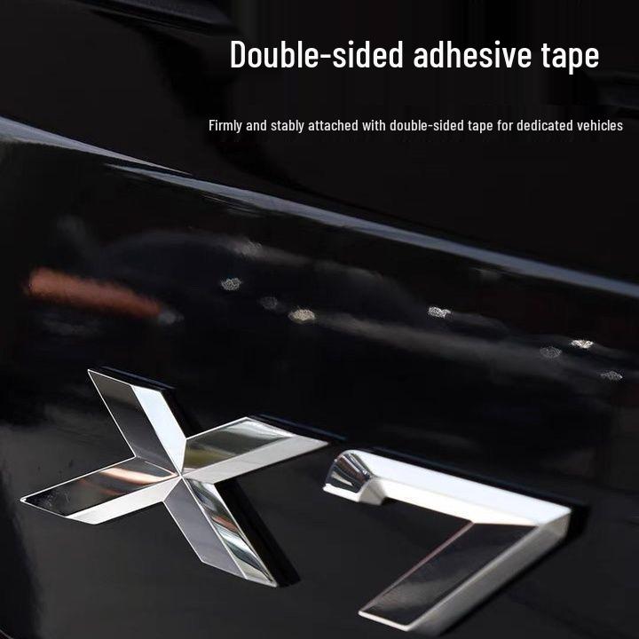 BMW X1-X7 Modified Car 3D Rear Emblem Sticker Letters