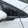 For VW Golf 7 MK7 MK7.5 2013~2019 Car Front Triangle Window Louver Side Shutter Blind Shades Cover Trim Sticker Vent Carbon Auto
