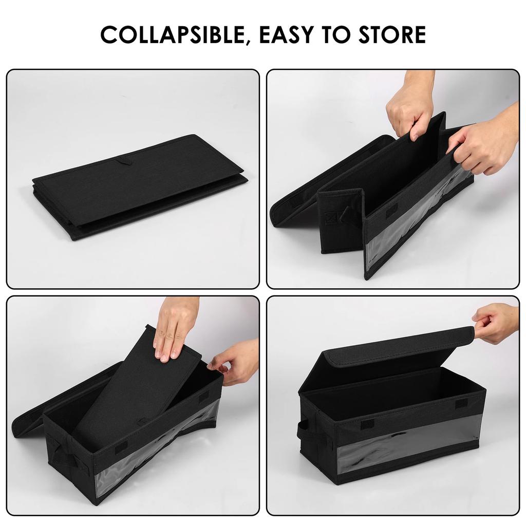 Large Capacity CD Package Portable CD DVD Case Nonwoven Fabric Storage Bag with Lid for Home Office Car CD Box Accessories