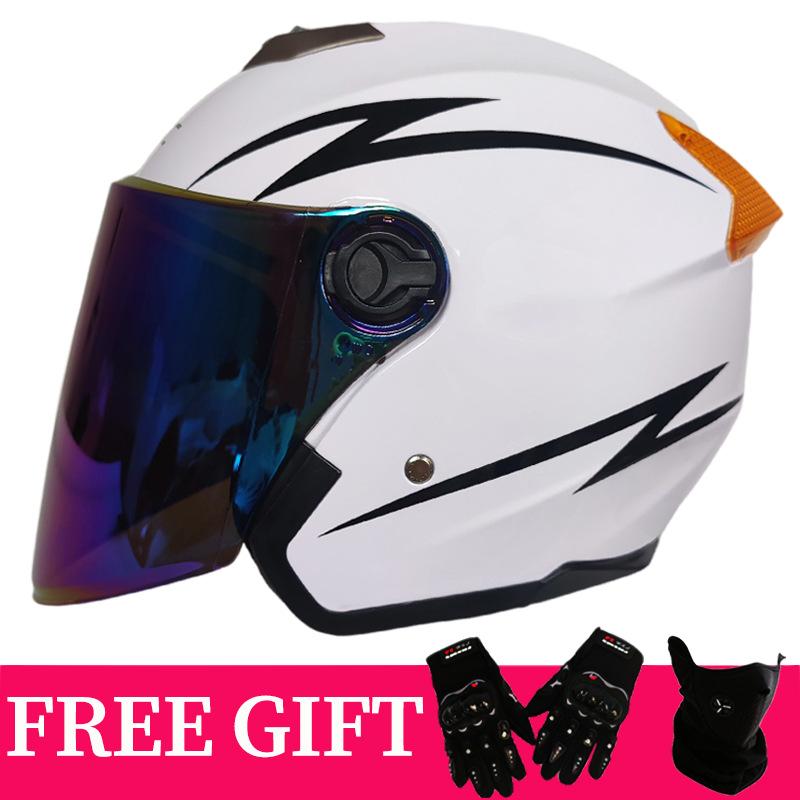 

Exclusively for glove delivery.Mask OKCMC Dual Lens3/4Anti-fog helmet for men and women, suitable for all seasons, half helmet Average Size【Suitable f