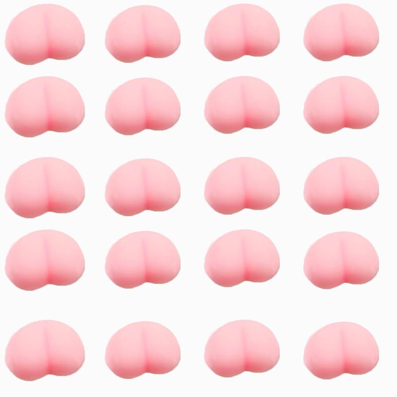 Decompression 5/20Pcs Toy Peach Bum Sticker Squeeze Stereo Relieve Stress Prizes For Children'S Birthdays And Small Gifts