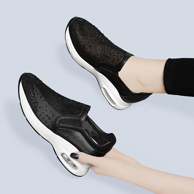 

Mesh breathable little white shoes women s new spring and autumn thin sports versatile travel casual mesh shoes 40