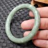 Emerald Green Jade & Aragonite Round Bar Bracelet