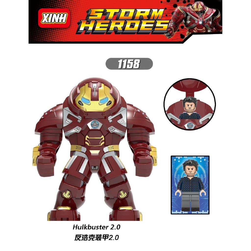 

Big Figures Superhero Hulkbuster Iron Man Avengers Building Block Toy 1300#