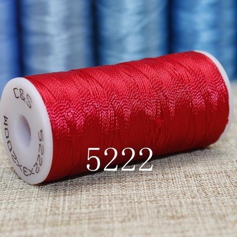 

Cs5222 Dark Red CS Strand Red String Wire Wire Hand Woven Hand Rope Carya Leaf Wire Color Series 5222 Red 6 strands of thread a 80Y length