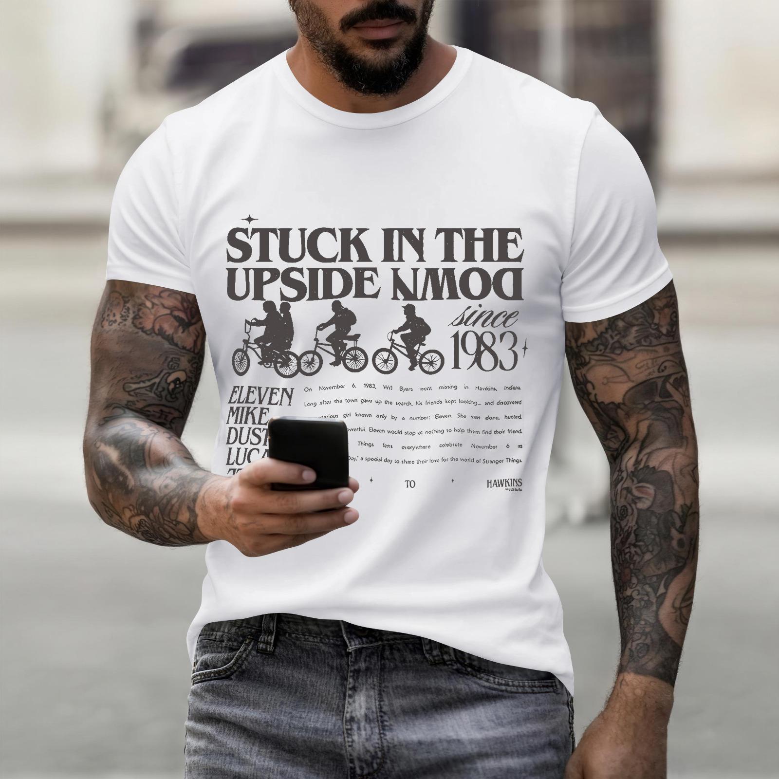 

Fashion Round Neck Raglan Short Sleeve Workwear Printed Tops Ladies Summer Tops XL білий