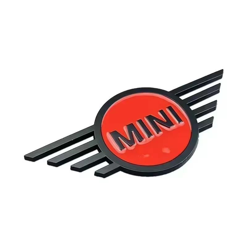 3D Metal Car Rear Badge for Mini Cooper F55 F56 F54 Countryman Clubman JCW R56 R60 F60 Front Emblem Sticker Accessories