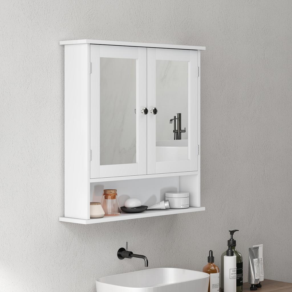 Bathroom Wall Storage Cabinet - White