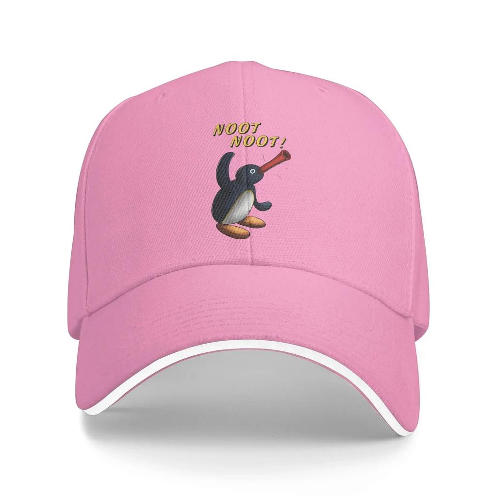 Noot Noot Pingu Zon Baseballpet Zomer Streetwear Truckerpet Voor Unisex Vrouwen Buiten Sportschool Baseballpetten