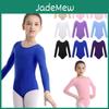 Kids Girls Sleeve Leotard Long Gymnastics Ballet Leotard Jumpsuit Dance Costumes