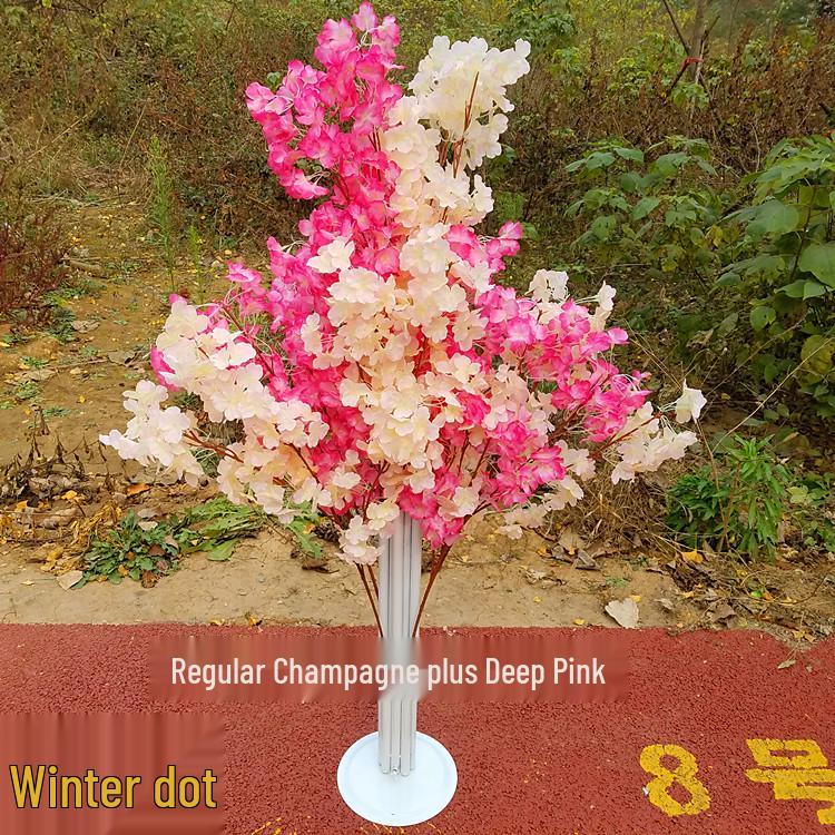 Cherry Blossom Wedding Aisle Runner and Flower Basket Stand
