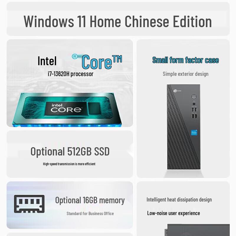 

Lenovo Laiku Business Desktop PC (13th Gen Intel Core i7) (CN version)