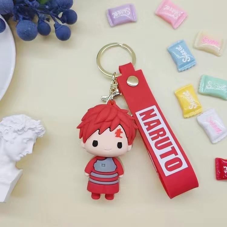 Genshin Impact And Naruto Silicone Keychain Figurine Collectible For Anime Fans