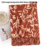 Elegant Floral Printed Imitation Cashmere Shawl Scarf