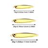 30pcs Plating Metal Cast Jig Spoon 10/20/30g Shore Casting Jigging Fish Sea Bass Fishing Lure Artificial Bait Tackle