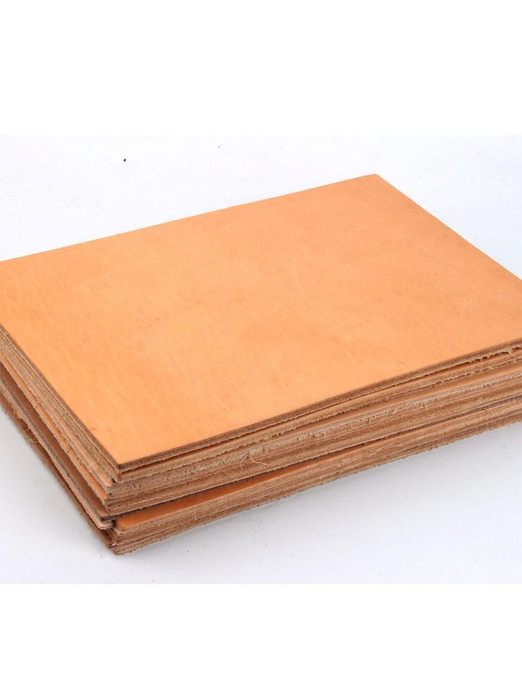 5mm whole sheet of pure hard thickened top layer cowhide material, handmade DIY genuine leather, edge material, vegetable tanned