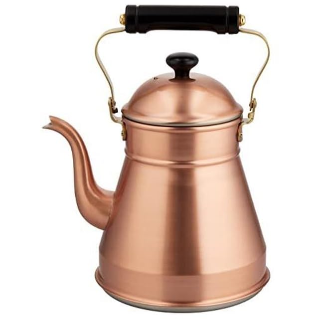 Shinkoukinzoku Pure Copper Hammered Thermal Long Life Design Award Fast Made in Kettle, IH/Gas Compatible, Kettle, Conductivity, Winning,