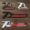 Badge autocollant de coffre avec emblème latéral chromé 3D, décoration pour Toyota Land Cruiser LC120 LC150 LC200 LC300, 2 pièces/lot, 70e anniversaire